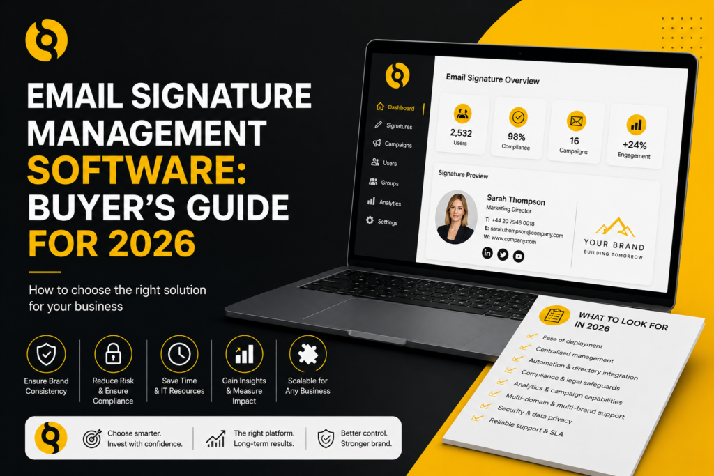 Email Signature Management Software: Buyer’s Guide for 2026