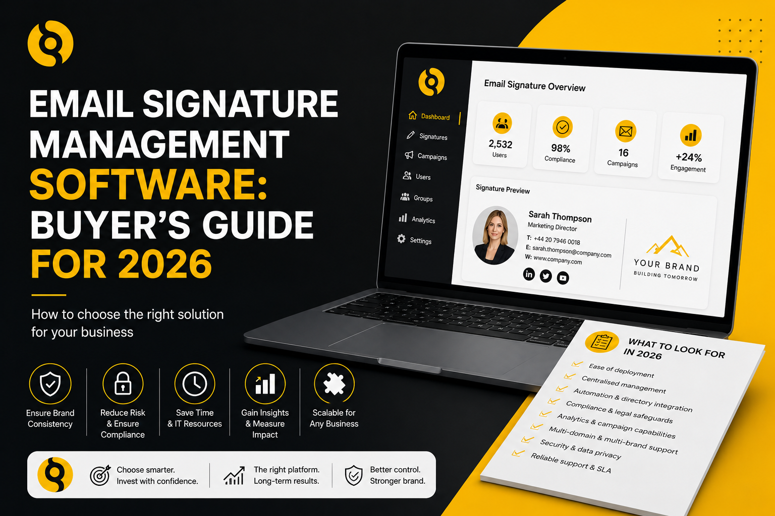 Email Signature Management Software: Buyer’s Guide for 2026