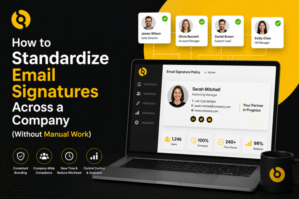 How to Standardise Company Email Signatures Without Manual Work