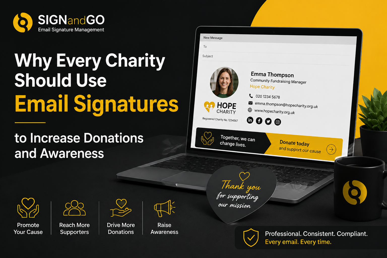 Why Every Charity Should Use Email Signatures to Increase Donations and Awareness