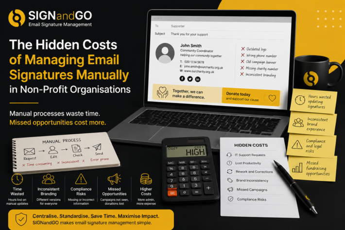 Hidden Costs of Managing Email Signatures Manually in Non-Profit Organisations
