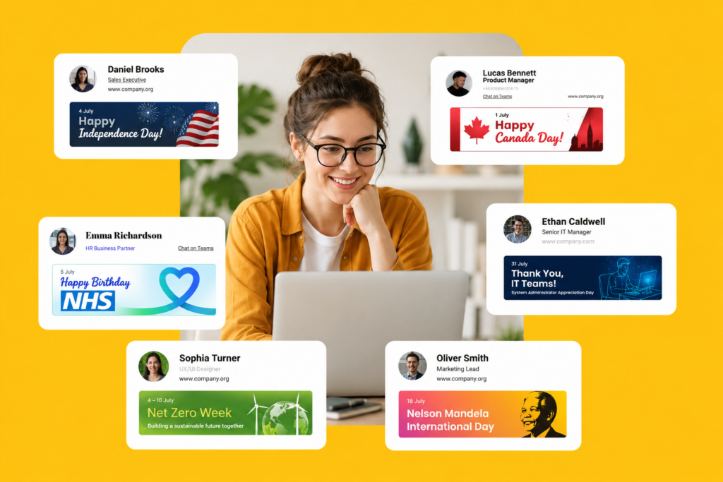 Download Email Signature Templates for July